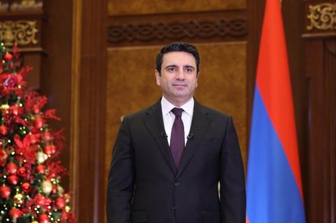 Новогоднее послание председателя НС Алена Симоняна