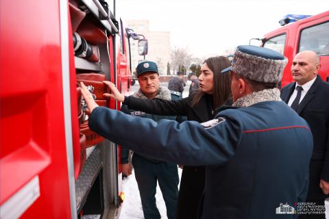 Փրկարար ծառայությունը համալրվել է նոր տեխնիկայով