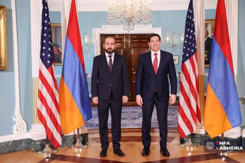 Mirzoyan ile Rubio, TRIPP programu kapsamında Ermenistan–ABD uygulama çerçevesine ilişkin ortak bildiriyi onayladı