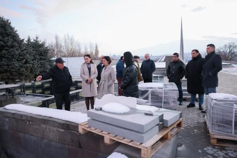 ՀՀ ԿԳՄՍ նախարարը շարունակում է ուշադրության կենտրոնում պահել Հայոց ցեղասպանության հուշահամալիրի հիմնանորոգման աշխատանքները