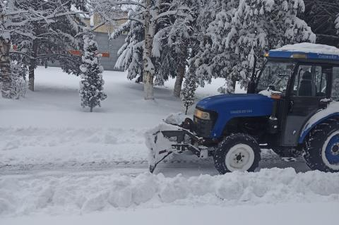 Գեղարքունիքի մարզում տեղացած ձյան շերտը հասնում է 20-30 սմ-ի
