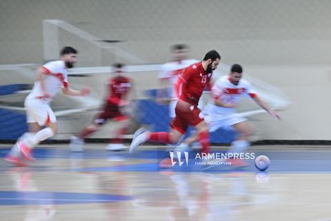 مباراة ودية بين منتخبي أرمينيا ولبنان لكرة قدم الصالات-صور-