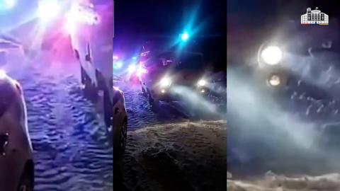 Չնայած առատ ձյանը, փրկարարները բուժօգնության կարիք ունեցող երեխաներին հասցրել են շտապօգնության մեքենային