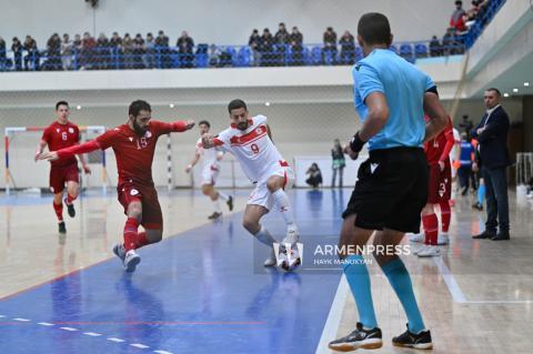 Selección de fútbol sala de Armenia venció al Líbano en un partido amistoso