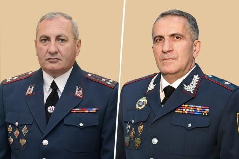 Կամո Ցուցուլյանը նշանակվել է Ոստիկանության պետ, իսկ Արամ Ղազարյանը՝ ՆԳՆ փրկարար ծառայության տնօրեն