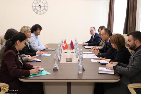 ՀՀ ԱՍՀ նախարարն ու Շվեյցարիայի դեսպանը քննարկել են մի շարք հարցեր