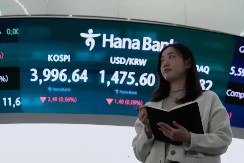 Asian Stocks down - 21-01-26