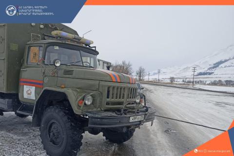 Փրկարարներն արգելափակումից դուրս են բերել 195 տրանսպորտային միջոց և օգնություն ցուցաբերել 722 քաղաքացու