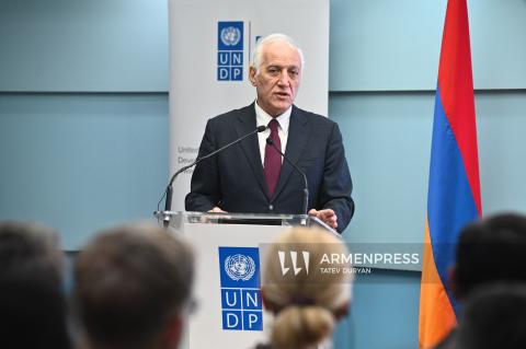 Presidente de Armenia destacó la cooperación de Armenia con PNUD