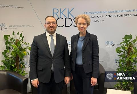 Secretarios generales de Asuntos Exteriores de Armenia y Estonia discutieron sobre su cooperación