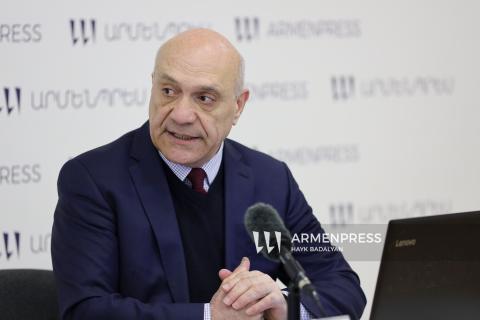 İfade Özgürlüğünü Koruma Komitesi Başkanı Aşot Melikyan'ın basın toplantısı