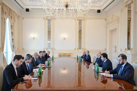 Ilham Aliyev recibió al canciller de Israel