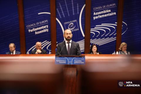 وزير الخارجية ميرزويان يعرب في الجمعية البرلمانية لمجلس أوروبا عن أمله في إطلاق سراح أسرى الحرب الأرمن المتبقّين المحتجزين في باكو