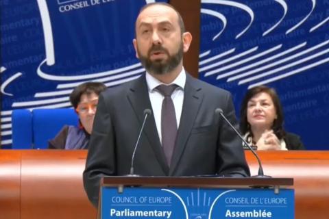 Discours du ministre des Affaires étrangères de la République d’Arménie, Ararat Mirzoyan, lors de la session de l’Assemblée parlementaire du Conseil de l’Europe