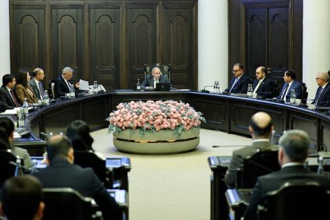 Ermenistan Bakanlar Kurulu toplantısı
