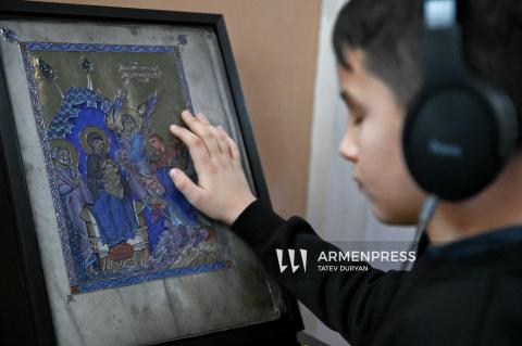 Launch of the inclusive program "Feeling Manuscripts: Matenadaran for Everyone"