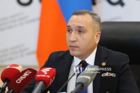 نشست خبری تیگران پتروسیان، رئیس «سرویس بازرسی ایمنی مواد غذایی»