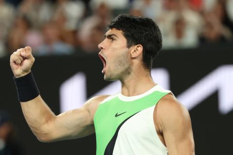 Կարլոս Ալկարասը կարիերայում առաջին անգամ հաղթեց AO-ում