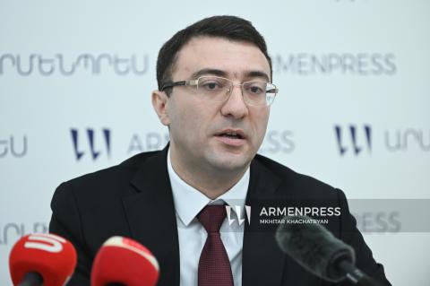 نشست خبری واغارشاک ماتیکیان، رئیس نهاد بازرسی آموزش ارمنستان