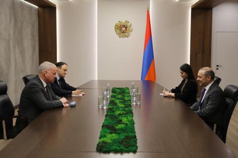 სომხეთის რესპუბლიკის უშიშროების საბჭოს მდივანმა მიიღო სომხეთში ევროკავშირის სამოქალაქო დამკვირვებელი მისიის ხელმძღვანელი