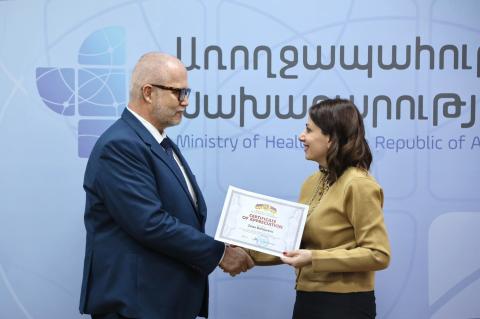 Անահիտ Ավանեսյանն ընդունել է սպորտային բժշկության ոլորտի միջազգային և տեղական գործընկերներին