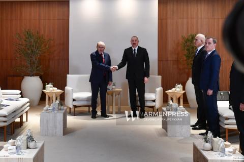 Rencontre entre Pashinyan et Aliev à Abou Dhabi