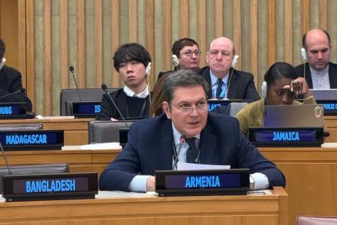 Paruyr Hovhannisyan: “Las reformas de la ONU deben conducir a resultados tangibles acordes con las prioridades nacionales”