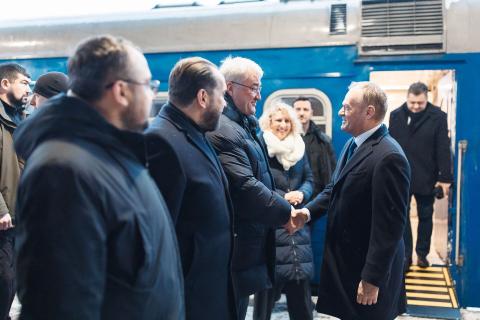 Премьер-министр Польши Туск прибыл в Киев