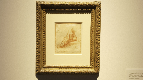 Эскиз фрески Микеланджело для потолка Сикстинской капеллы продан на аукционе за рекордные 27,2 миллиона долларов