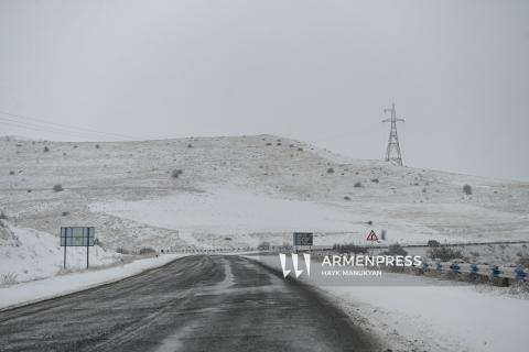 Միջպետական և հանրապետական նշանակության բոլոր ավտոճանապարհները բաց են. Ապարանի և Արագածոտնի տարածաշրջանում բուք է