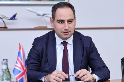 Armenian infrastructure minister, UK Ambassador discuss strategic ties and cooperation