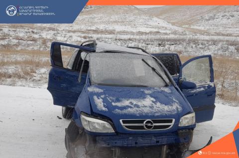 Սպիտակ-Վանաձոր ճանապարհին ավտոմեքենաների բախման հետևանքով 6 մարդ տեղափոխվել է ԲԿ