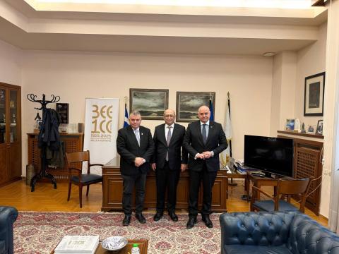 Büyükelçi Tigran Mkrtchyan, Selanik’te Ermeni-Yunan ticaret ve ekonomik ilişkilerinin derinleştirilme olanaklarını görüştü