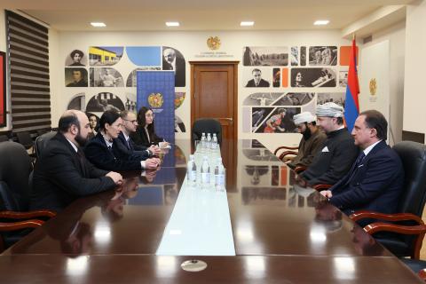 Քննարկվել են Երևանում Օմանի ազգային թանգարանի հետ համագործակցության զարգացման հարցերը