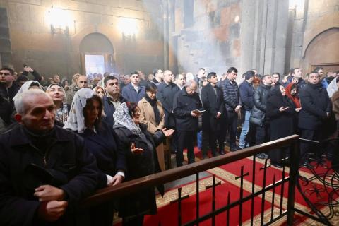 Վարչապետը Հովհաննավանքում մասնակցել է պատարագի