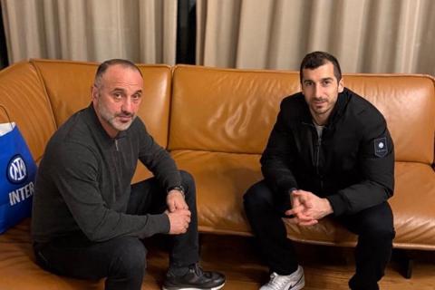 Եղիշե Մելիքյանը Միլանում հանդիպել է Հենրիխ Մխիթարյանի հետ