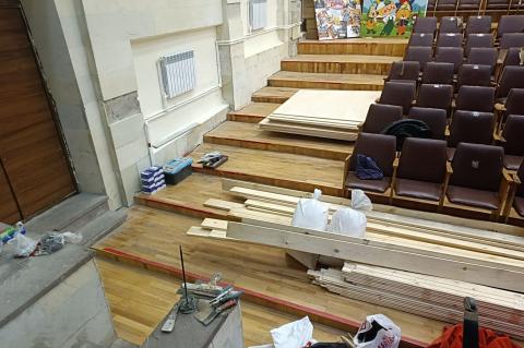 Մեկնարկել են Սևան քաղաքի մշակույթի պալատի դահլիճի վերանորոգման աշխատանքները