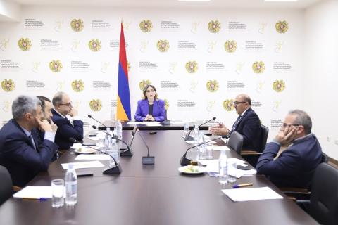 Sesión del Consejo de Reformas Constitucionales encabezado por Srbuhi Galyan