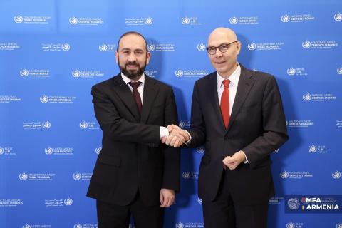 阿拉拉特·米尔佐扬会见联合国人权事务高级专员