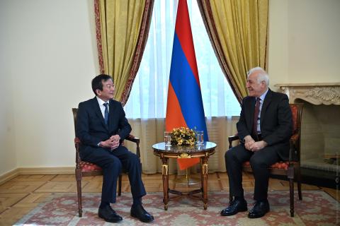 President Khachaturyan, Japanese Ambassador discuss Armenia–Japan cooperation