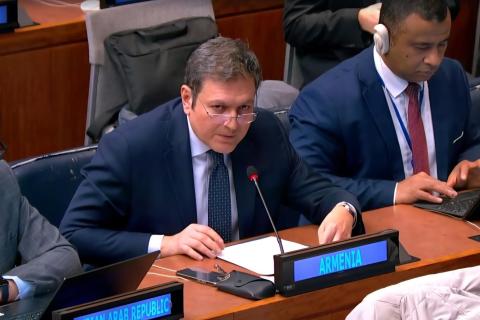 Paruyr Hovhannisyan en el Consejo de Seguridad de la ONU: “Armenia condena toda forma de violencia contra los niños”