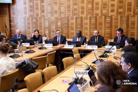 تعزيز المساءلة في أرمينيا جزء من التزامنا الأوسع بالديمقراطية وحقوق الإنسان-وزير الخارجية ميرزويان في جنيف-