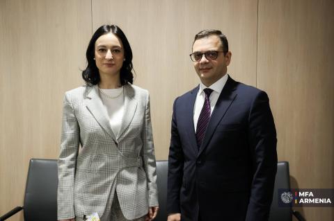 亚美尼亚与阿尔巴尼亚副外长讨论扩大合作