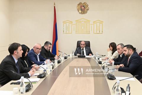 Ermenistan Bölgesel Yönetim, Yerel Yönetim, Tarım ve Çevrenin Korunması Konuları Daimi Komisyonunun oturumu