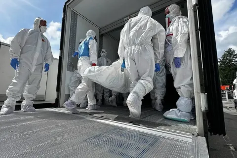 Россия и Украина провели обмен телами погибших