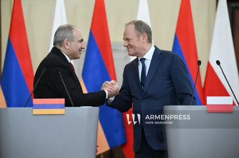 Armenia appreciates Poland’s support for democratic reforms and peace process - PM