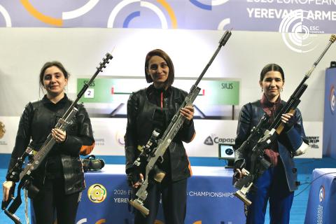 Հրաձիգ Լիլիթ Մկրտչյանը դարձավ Երևանում ընթացող ԵԱ-ի չեմպիոն