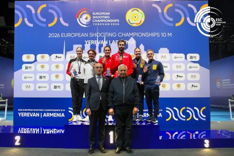 Норвегия завоевала первую золотую медаль чемпионата Европы по стрельбе в Ереване