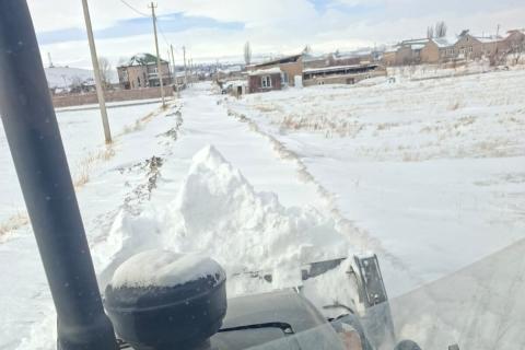 Գեղարքունիքում շարունակվում են ճանապարհների մաքրման և մշակման աշխատանքները