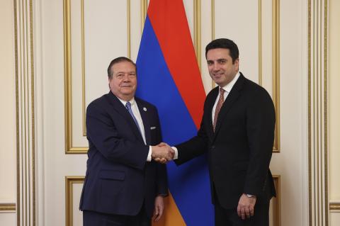 Председатель НС Армении принял директора Евразийского региона Международного республиканского института